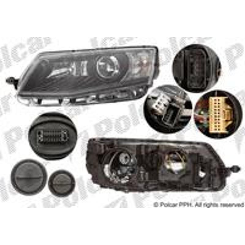 Hlavný reflektor - 69C1092U - ľavý