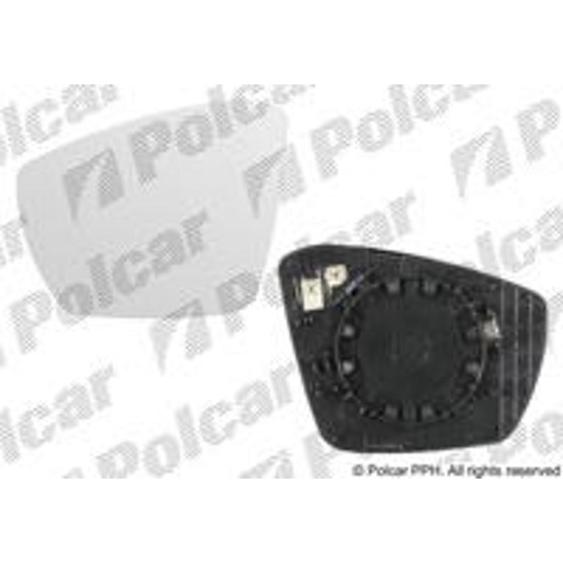 Sklo vonkajšieho zrkadla s držiakom - 69C1545M - ľavý