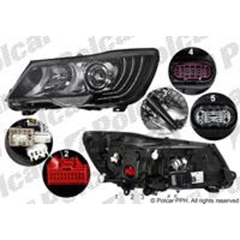 Hlavný reflektor - 69D1101H - pravý