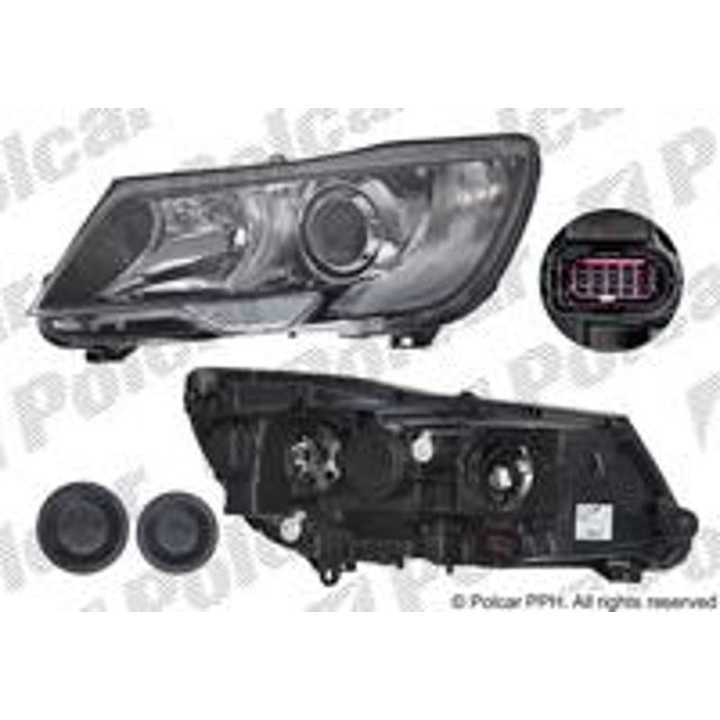 Hlavný reflektor - 69D110-H - pravý