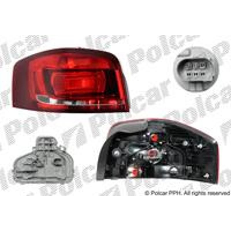 Zadné svetlo - 1332873E - ľavý