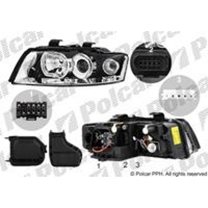 Hlavný reflektor - 1334101E - pravý