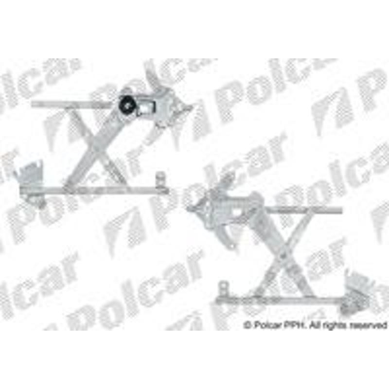 Mechanizmus stahovania okna el. bez motora - 7241PSG2 - predok