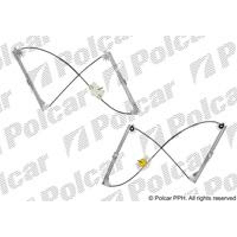 Mechanizmus stahovania okna el. bez motora - 1335PSG1E - predok