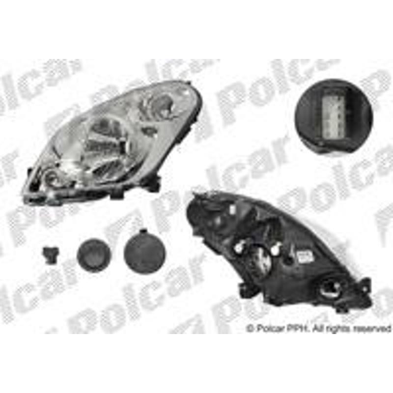 Hlavný reflektor - 7406100E - pravý