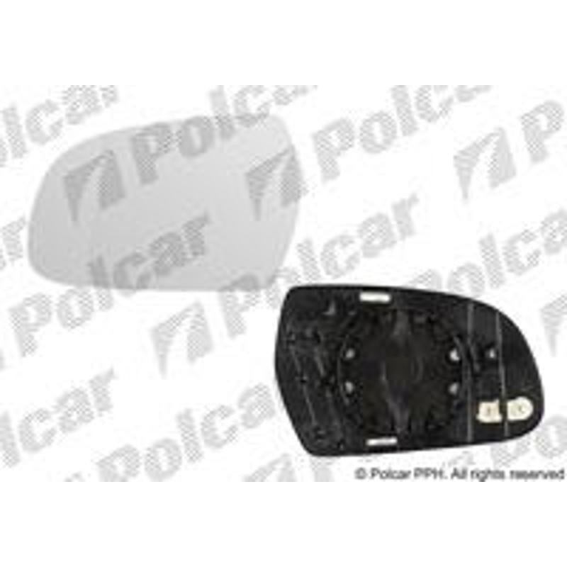 Sklo vonkajšieho zrkadla s držiakom - 1337556M - pravý