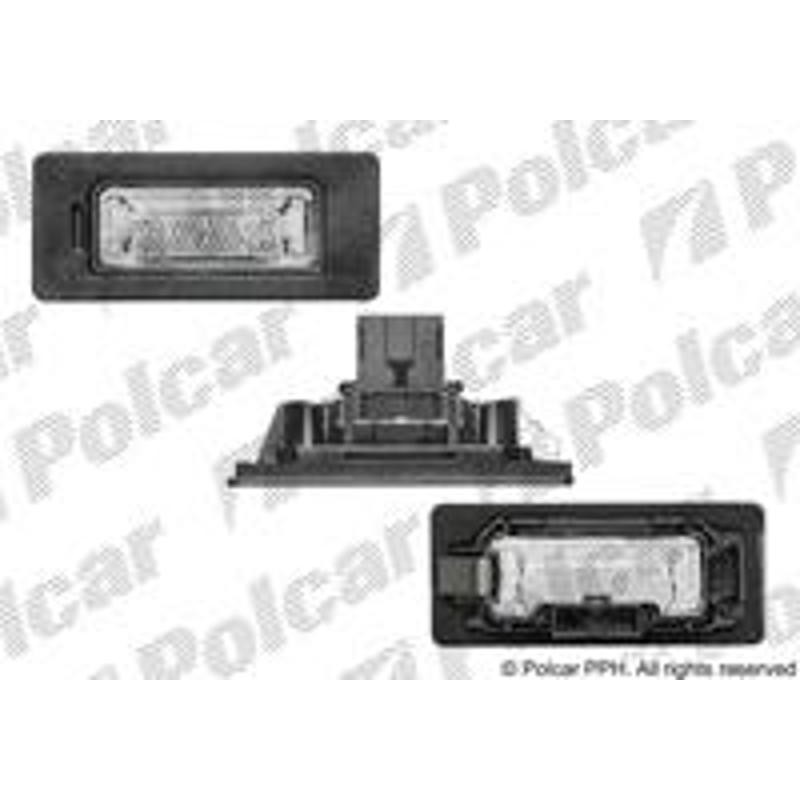 Svetlo na osvetlenie evidenčného čísla - 1337959E - ľavý rovnaký ako pravý