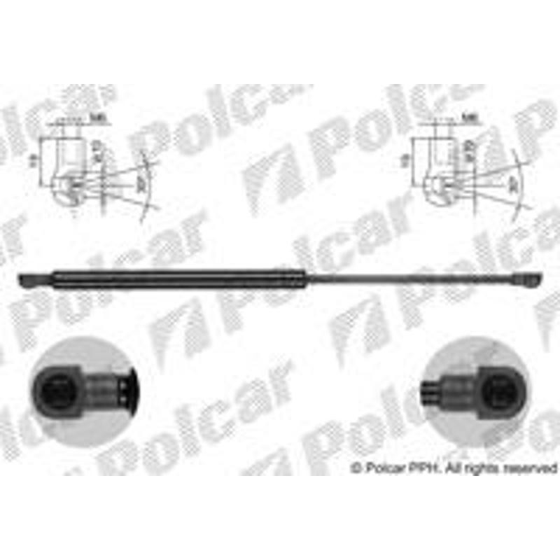 Plynová pružina - 8114AB1D - zadok