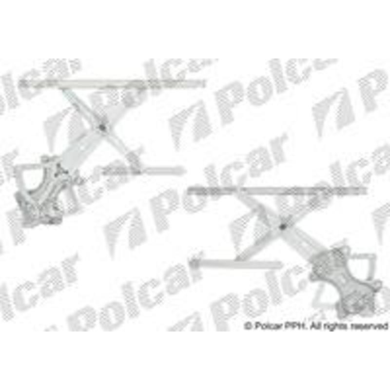 Mechanizmus stahovania okna el. bez motora - 8114PSG2 - predok