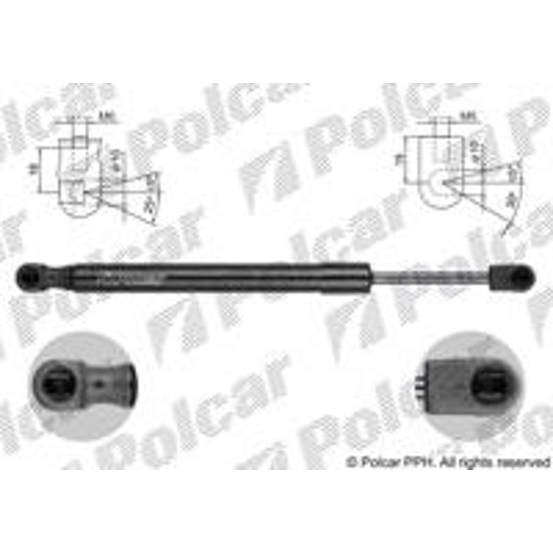 Plynová pružina - 1338AB2 - zadok
