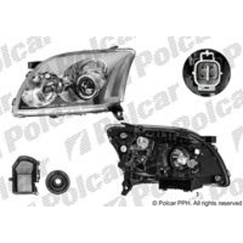 Hlavný reflektor - 8125102E - pravý