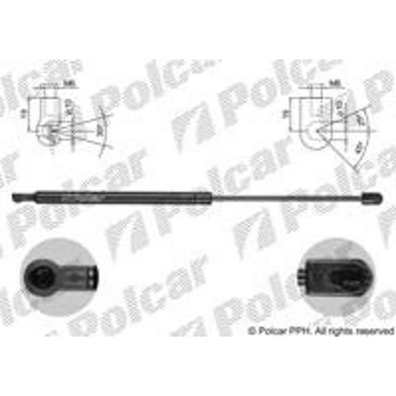 Plynová pružina - 8125AB - zadok