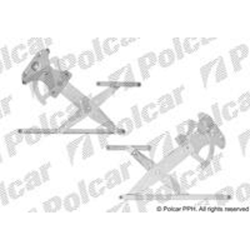 Mechanizmus stahovania okna el. bez motora - 8125PSG1 - predok