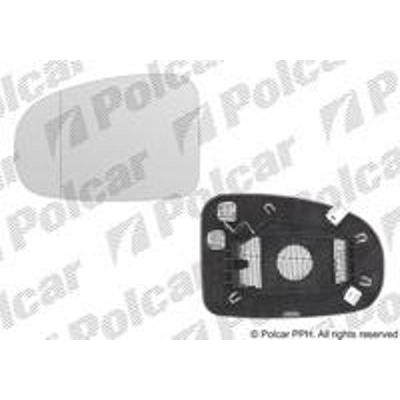 Sklo vonkajšieho zrkadla s držiakom - 8127545E - ľavý