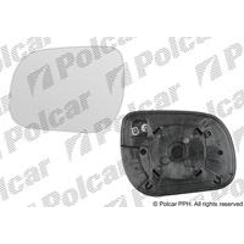 Sklo vonkajšieho zrkadla s držiakom - 8148555E - pravý