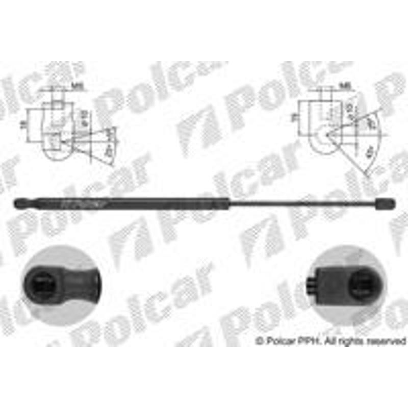 Plynová pružina - 8153AB - zadok