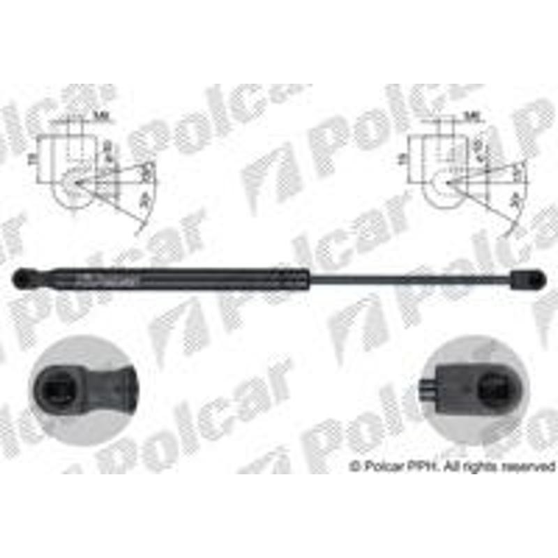 Plynová pružina - 1350AB1 - zadok