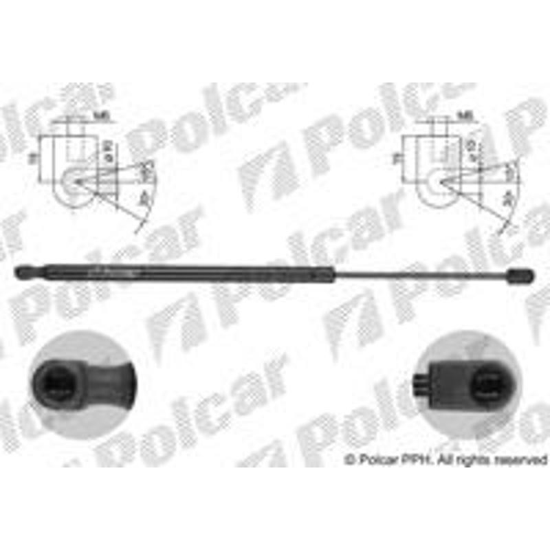 Plynová pružina - 8186AB - zadok