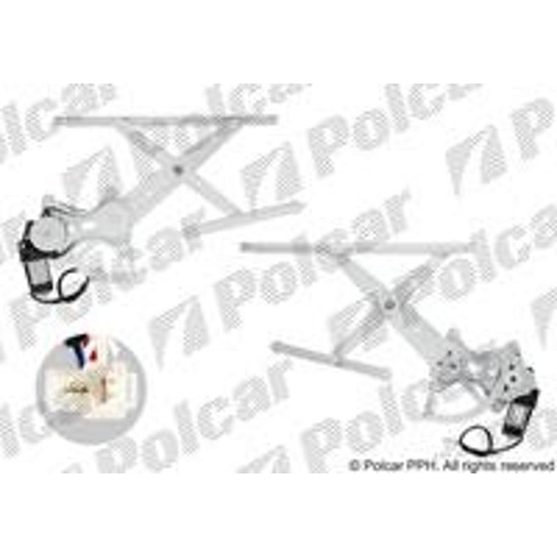 Ektrický mechanizmus okna dverí - 8192PSE2 - predok