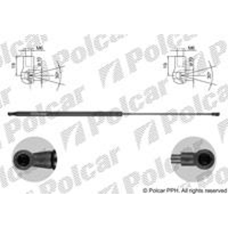 Plynová pružina - 9040AS - predok