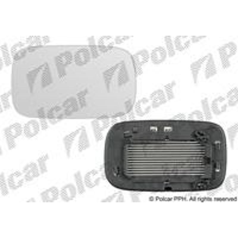 Sklo vonkajšieho zrkadla s držiakom - 9042552M - pravý