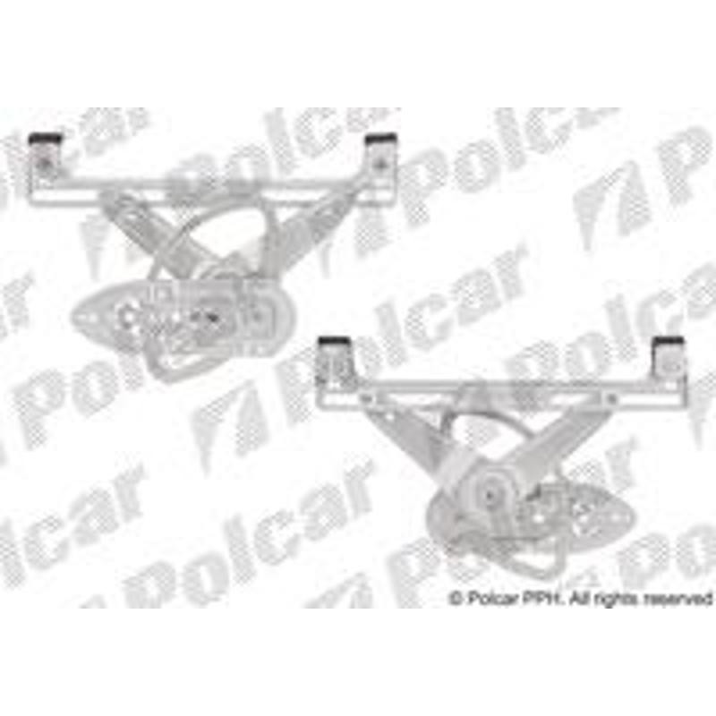 Mechanizmus stahovania okna el. bez motora - 9042PSG3 - zadok