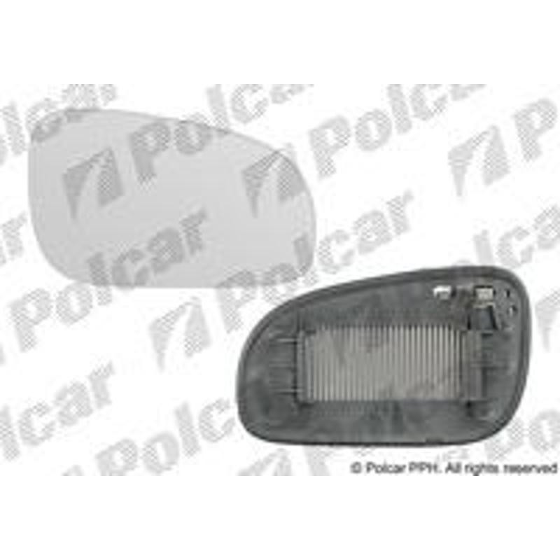 Sklo vonkajšieho zrkadla s držiakom - 9060552M - pravý