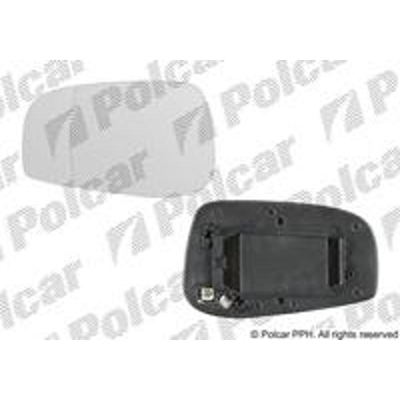 Sklo vonkajšieho zrkadla s držiakom - 9061542M - ľavý