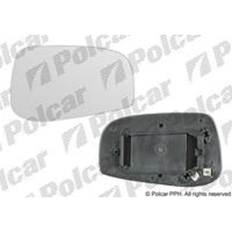 Sklo vonkajšieho zrkadla s držiakom - 9061552M - pravý