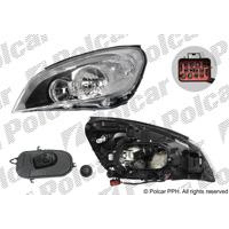 Hlavný reflektor - 906209-E - ľavý