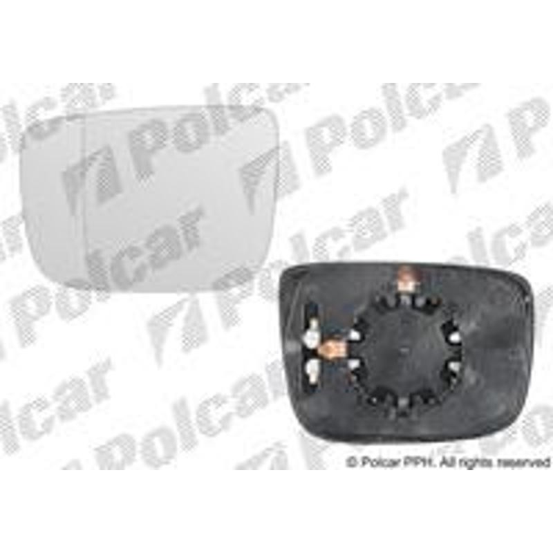 Sklo vonkajšieho zrkadla s držiakom - 9065545E - ľavý