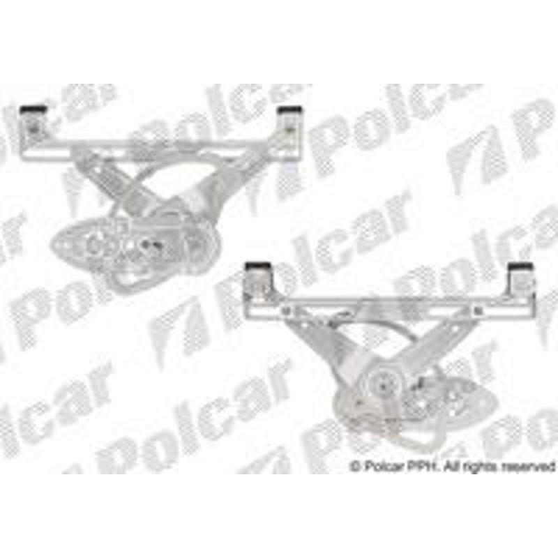 Mechanizmus stahovania okna el. bez motora - 9077PSG3 - zadok