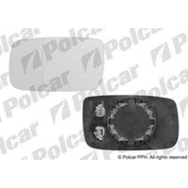 Sklo vonkajšieho zrkadla s držiakom - 9096546E - ľavý