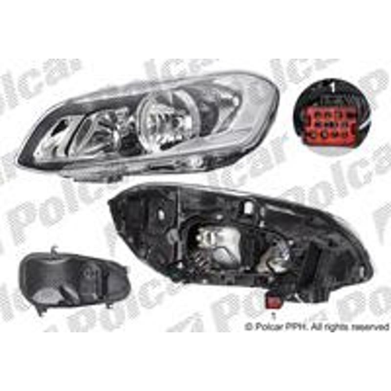 Hlavný reflektor - 90X109-E - ľavý