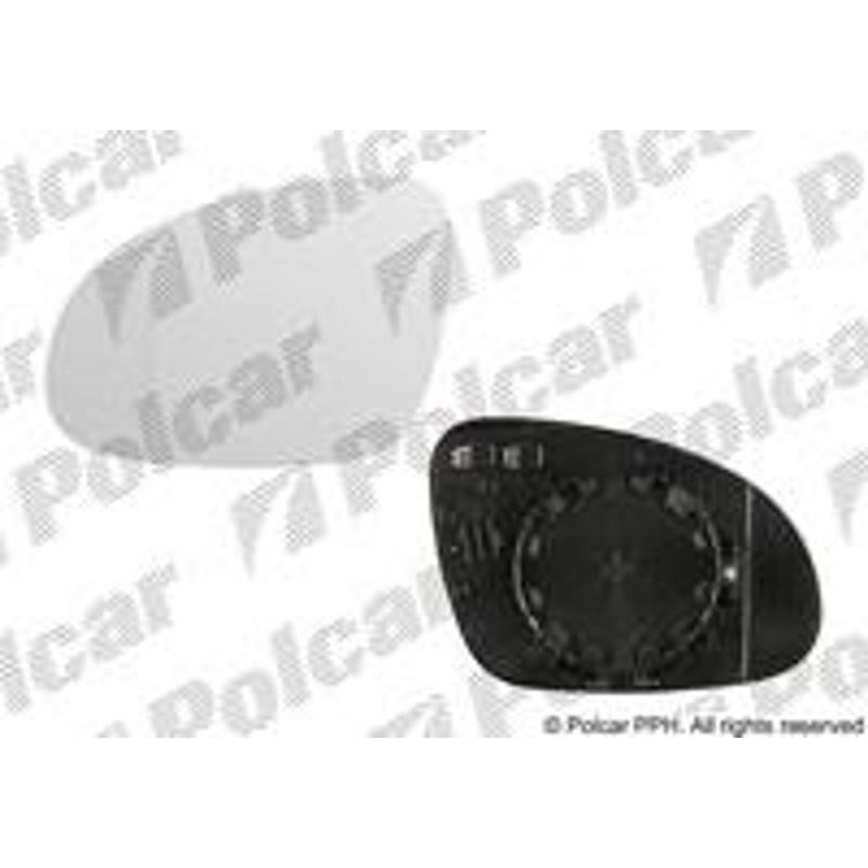 Sklo vonkajšieho zrkadla s držiakom - 9513545M - ľavý