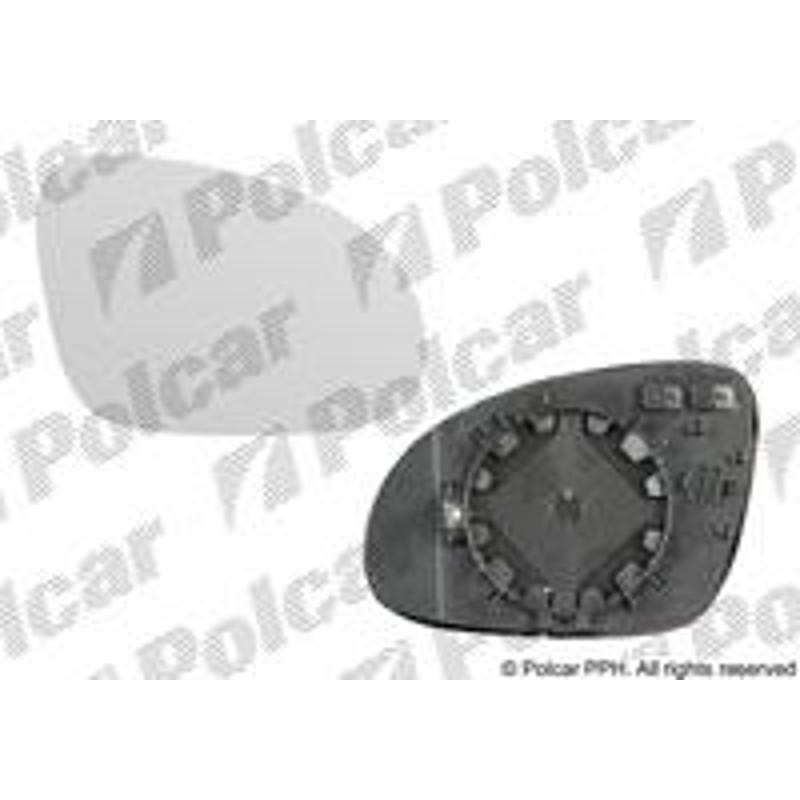 Sklo vonkajšieho zrkadla s držiakom - 9513551M - pravý