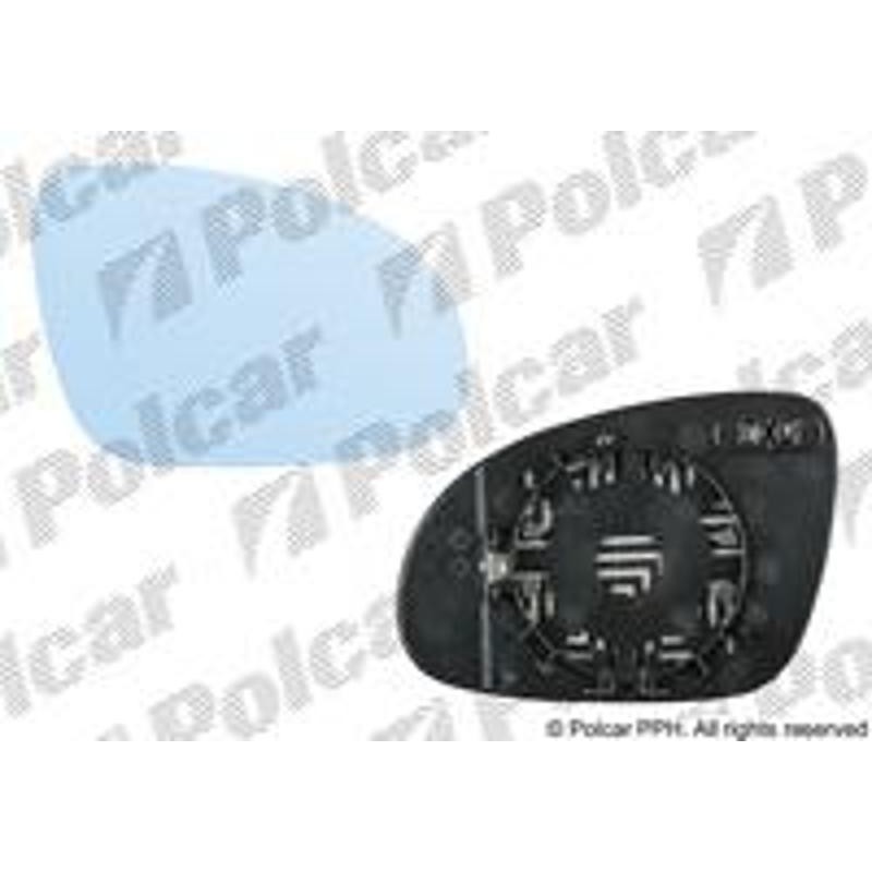 Sklo vonkajšieho zrkadla s držiakom - 9513556E - pravý