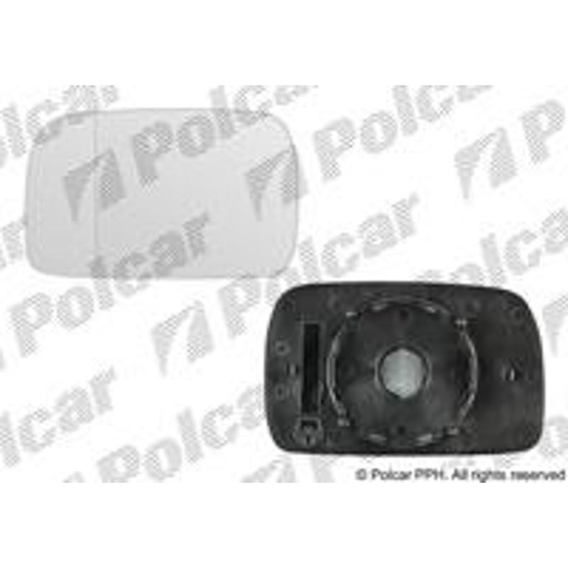 Sklo vonkajšieho zrkadla s držiakom - 9524542E - ľavý