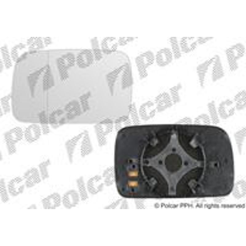 Sklo vonkajšieho zrkadla s držiakom - 9524542M - ľavý