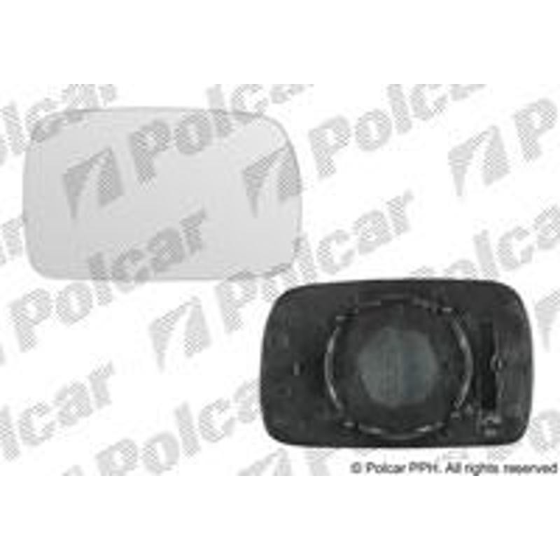 Sklo vonkajšieho zrkadla s držiakom - 9524552E - pravý