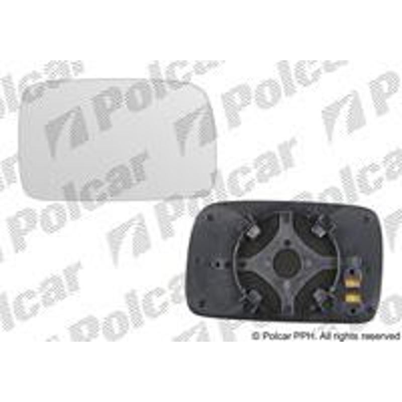 Sklo vonkajšieho zrkadla s držiakom - 9524552M - pravý