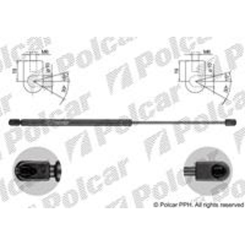 Plynová pružina - 9525AS - predok