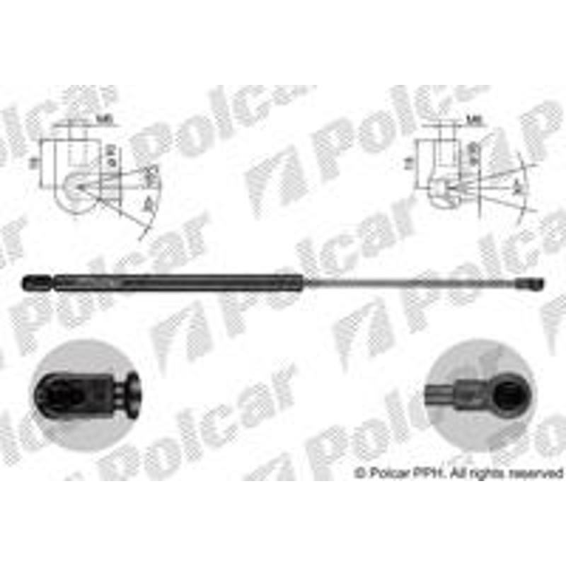 Plynová pružina - 9528AS - predok