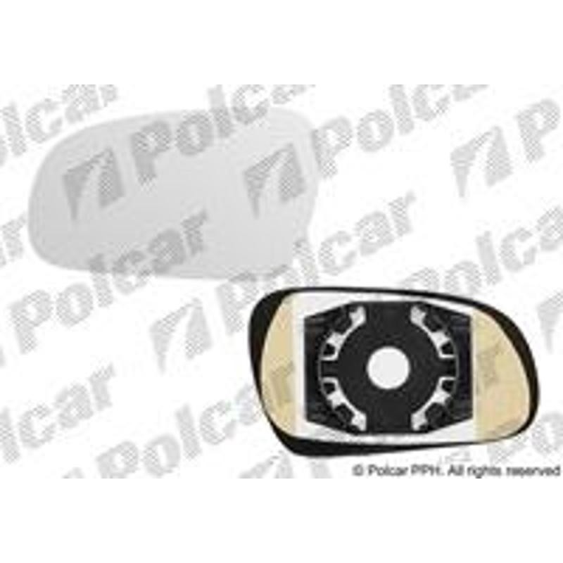 Sklo vonkajšieho zrkadla s držiakom - 9530545E - ľavý