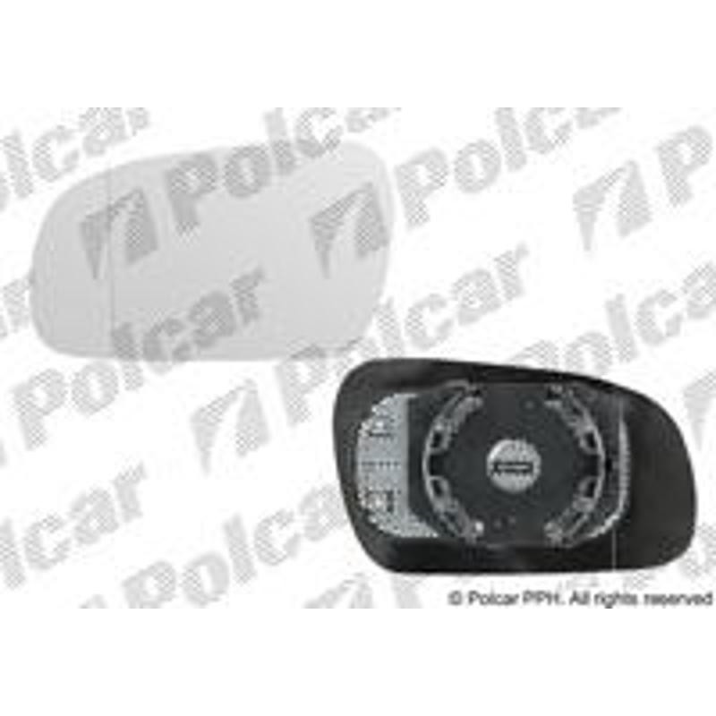 Sklo vonkajšieho zrkadla s držiakom - 9530547E - ľavý