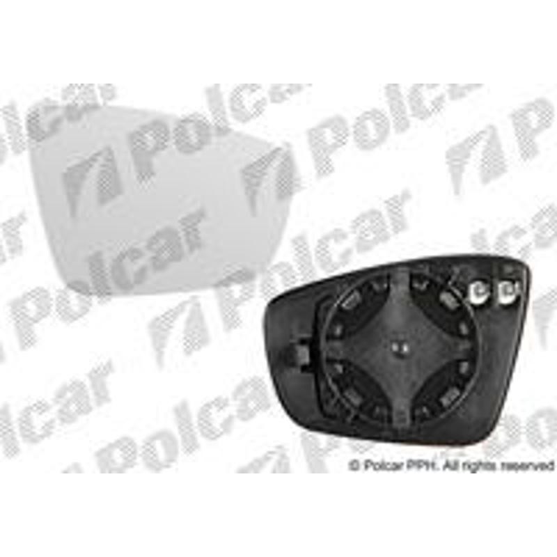 Sklo vonkajšieho zrkadla s držiakom - 9533552E - pravy