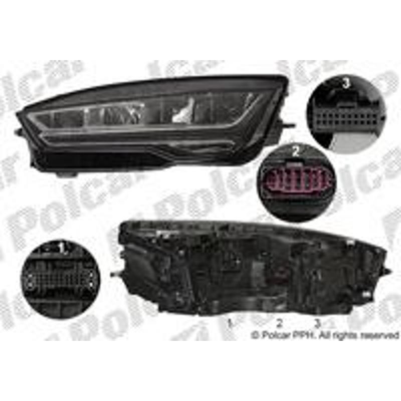 Hlavný reflektor - 13G210-H - pravý