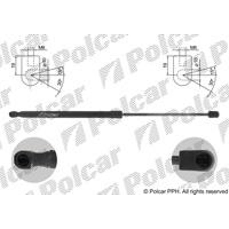 Plynová pružina - 9533AB - zadok