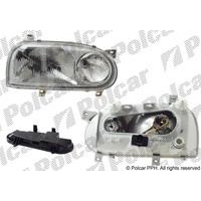 Hlavný reflektor - 9538091E - ľavý