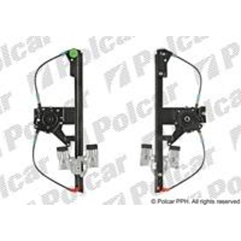 Mechanizmus stahovania okna el. bez motora - 9538PSG4 - zadok